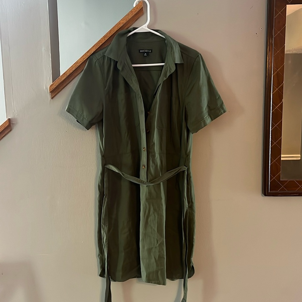 J. Crew mercantile free. Army green. Size 10